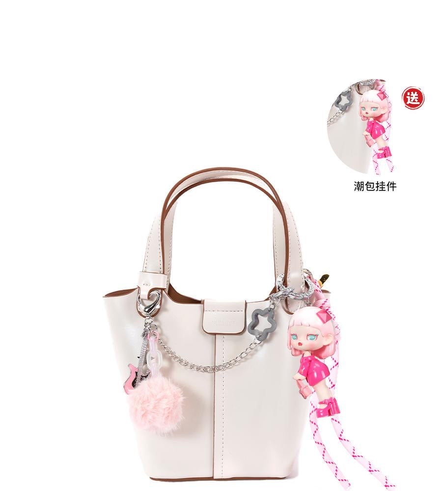Pink & White Dream designer original handbag
