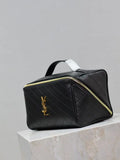 Gaby series cosmetic bag lambskin material