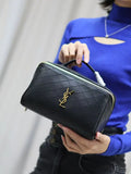 Gaby series cosmetic bag lambskin material