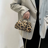 Leopard Print Fashion Retro Crossbody Bag For Women