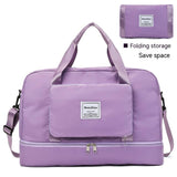Large Capacity Folding Trolley Portable Travel Bag For Women