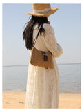 Versatile One Shoulder Handmade Woven Bag For Women