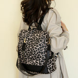 Simple Leisure Travel Large Capacity Soft Leather Shoulder Bag For Women