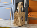 Straw tote bag series