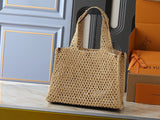 Straw tote bag series