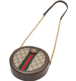 Ophidia series black small round bag