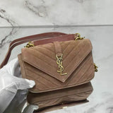 Mini College Bag in Suede