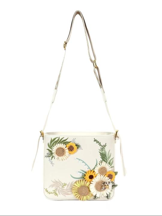 Language of sunflowers designer original shoulder bag