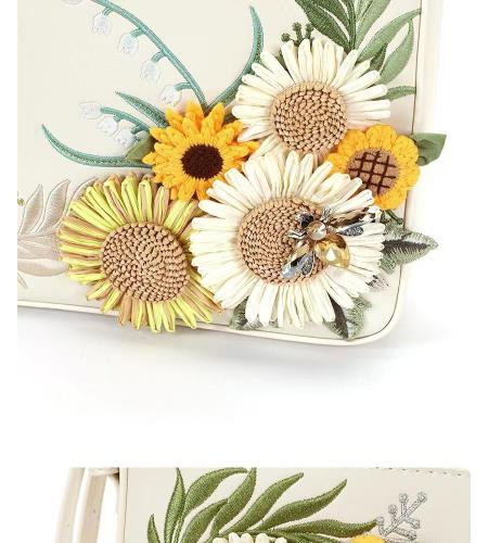 Language of sunflowers designer original shoulder bag