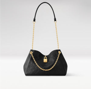 2026 Anytime PM Handbag in Black Monogram Empreinte Embossed Leather M14414
