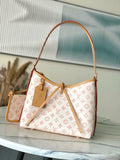 2026 CarryAll MM (Medium) Handbag in Linen Monogram Origine Lin Coated Canvas M27948