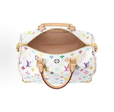 2026 Speedy Soft 30 Handbag in Monogram Multicolore White Canvas M27789