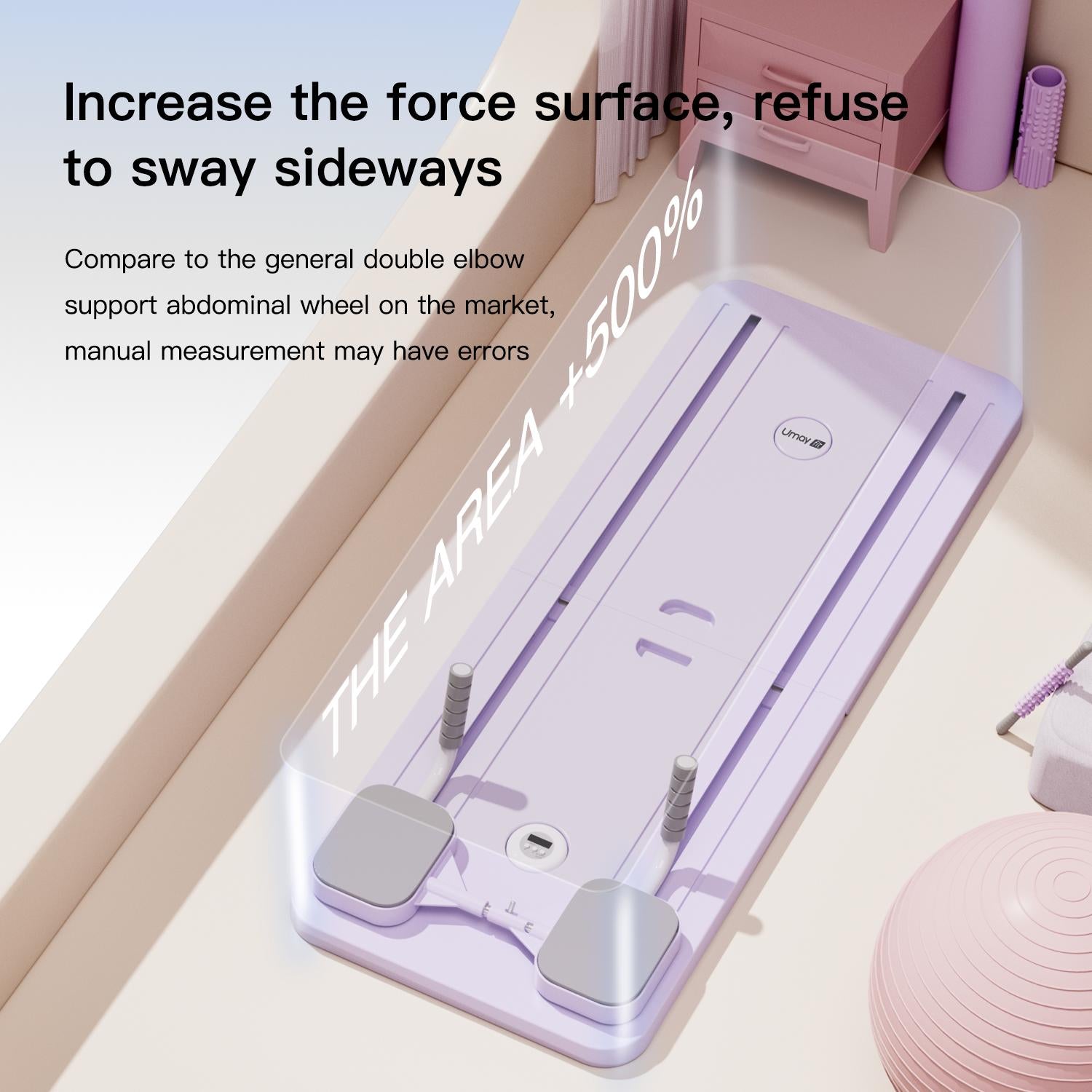 Abloft Multifunctional Ab Exercise Board & Home Pilates Reformer with Smart Timer