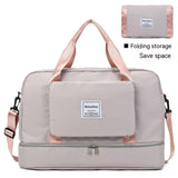 Large Capacity Folding Trolley Portable Travel Bag For Women