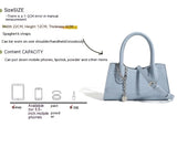 New Minority Fashion Square Solid Color Casual Shoulder Messenger Bag For Women